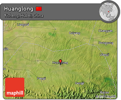 Satellite Map of Huanglong
