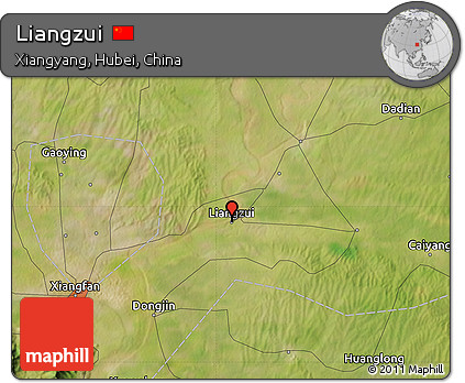 Satellite Map of Liangzui