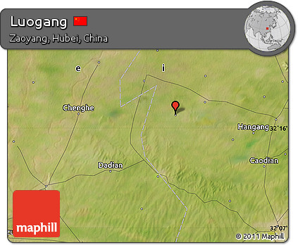 Satellite Map of Luogang