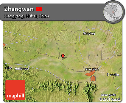 Satellite Map of Zhangwan