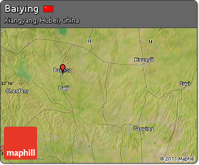 Satellite Map of Baiying