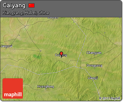Satellite Map of Caiyang