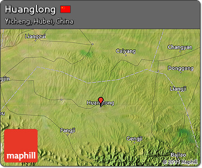 Satellite Map of Huanglong