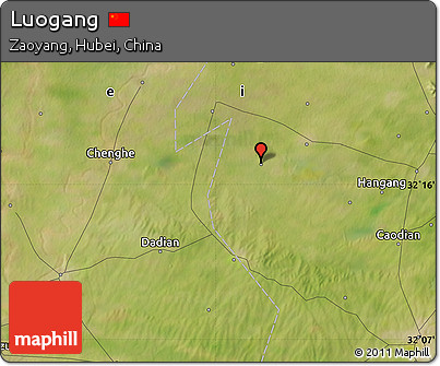 Satellite Map of Luogang