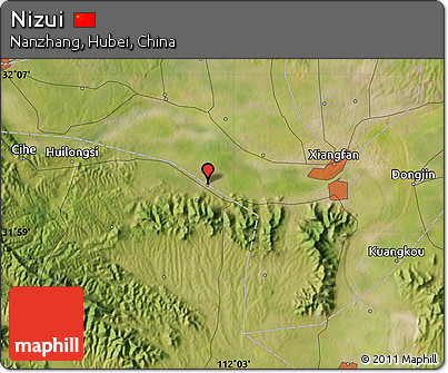 Satellite Map of Nizui