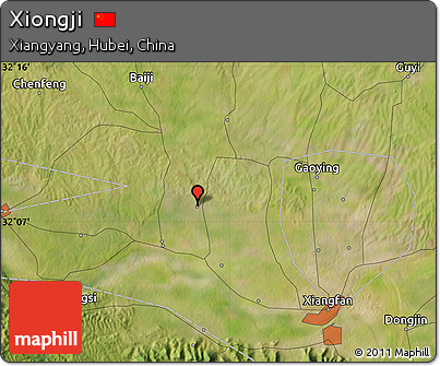 Satellite Map of Xiongji