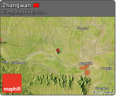 Satellite Map of Zhangwan
