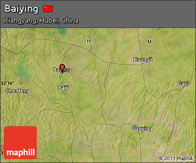 Satellite Map of Baiying