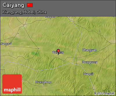 Satellite Map of Caiyang