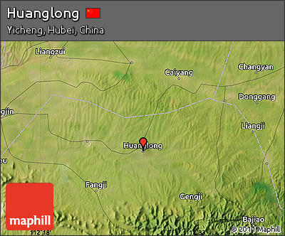 Satellite Map of Huanglong