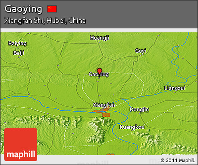 Physical Panoramic Map of Gaoying