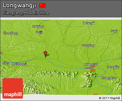 Physical Panoramic Map of Longwangji