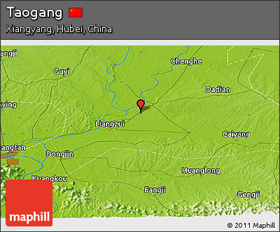 Physical Panoramic Map of Taogang
