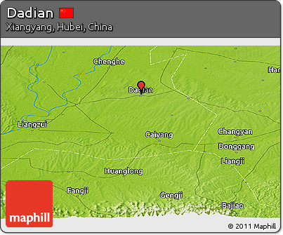 Physical Panoramic Map of Dadian