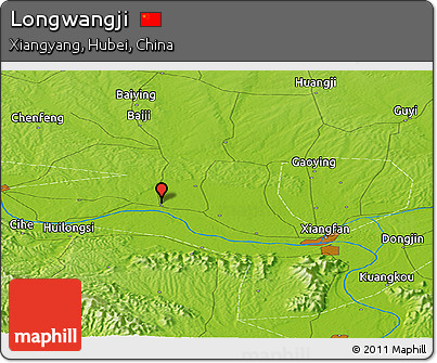 Physical Panoramic Map of Longwangji