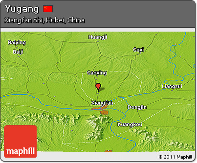 Physical Panoramic Map of Yugang
