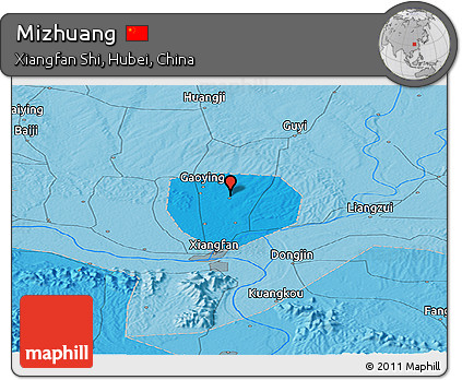 Political Panoramic Map of Mizhuang