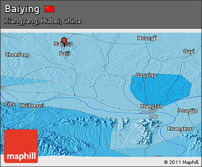 Political Panoramic Map of Baiying
