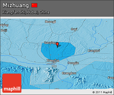 Political Panoramic Map of Mizhuang