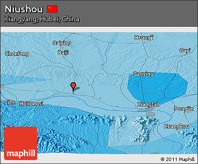 Political Panoramic Map of Niushou