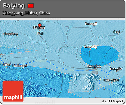 Political Panoramic Map of Baiying