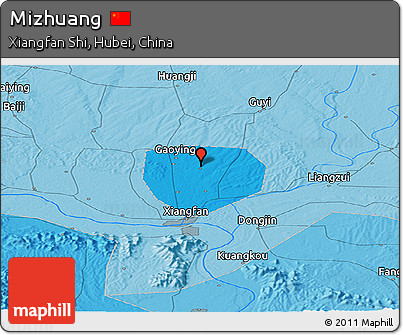 Political Panoramic Map of Mizhuang