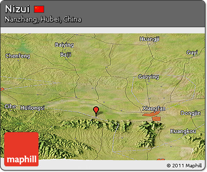 Satellite Panoramic Map of Nizui