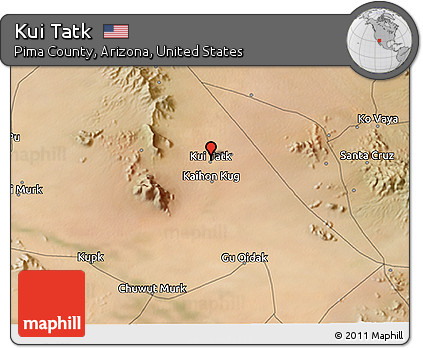 Satellite 3D Map of Kui Tatk