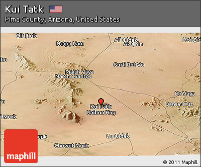 Satellite Panoramic Map of Kui Tatk