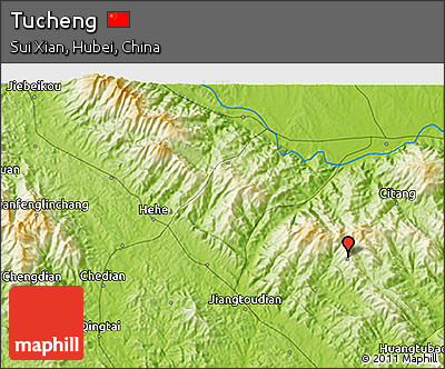Physical 3D Map of Tucheng