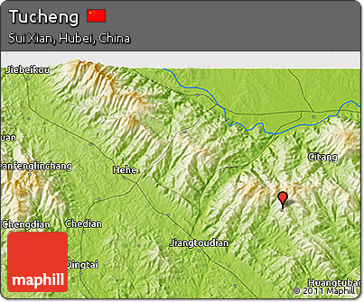 Physical 3D Map of Tucheng