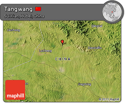 Satellite 3D Map of Tangwang