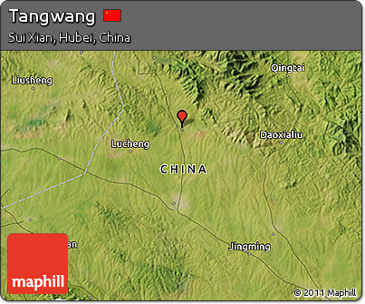 Satellite 3D Map of Tangwang