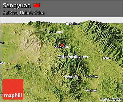 Satellite 3D Map of Sangyuan