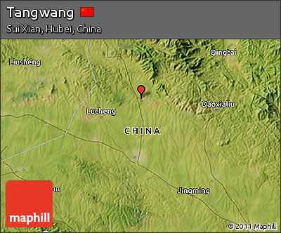 Satellite 3D Map of Tangwang