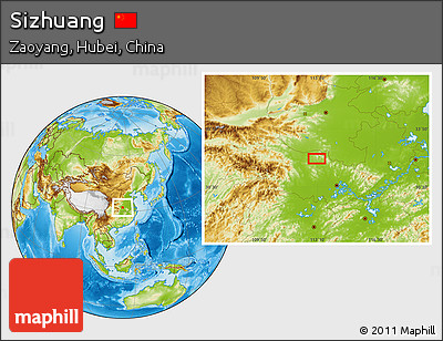 Physical Location Map of Sizhuang