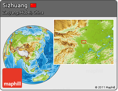 Physical Location Map of Sizhuang