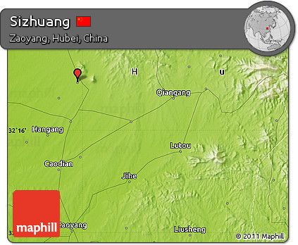 Physical Map of Sizhuang