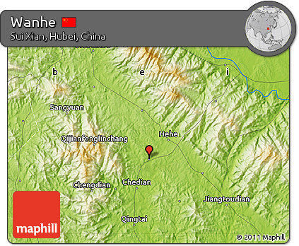 Physical Map of Wanhe