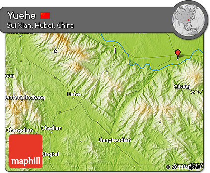 Physical Map of Yuehe