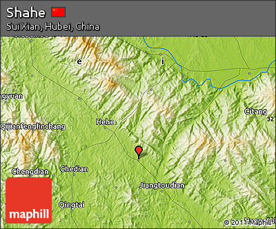 Physical Map of Shahe