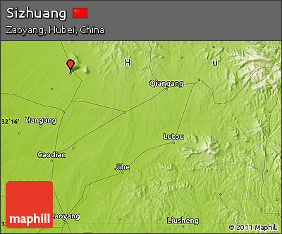 Physical Map of Sizhuang