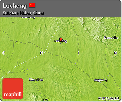 Physical Map of Lucheng
