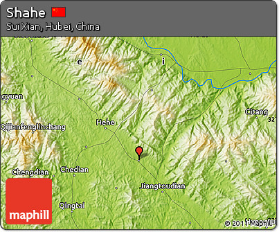 Physical Map of Shahe