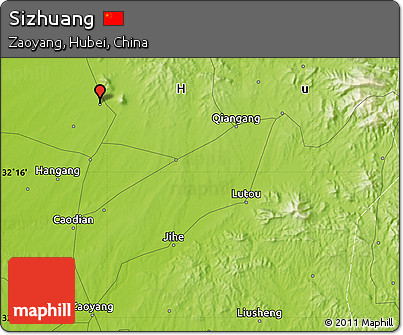 Physical Map of Sizhuang
