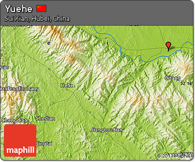 Physical Map of Yuehe