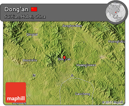 Satellite Map of Dong'an