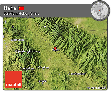 Satellite Map of Hehe