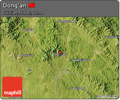 Satellite Map of Dong'an