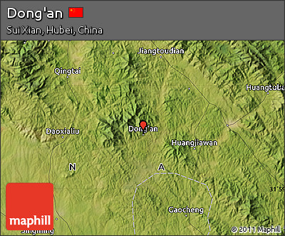 Satellite Map of Dong'an